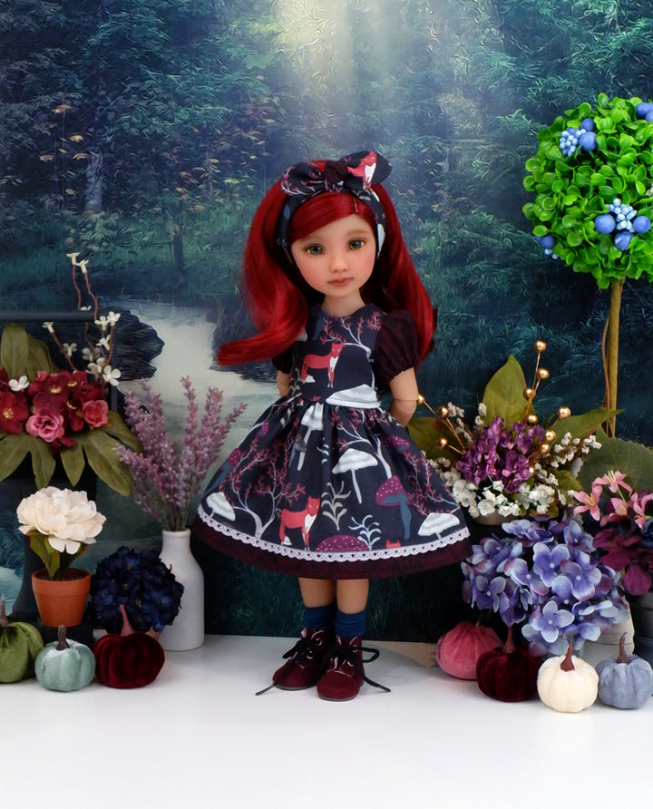 Dark Thicket - dress and boots for Ruby Red Fashion Friends doll