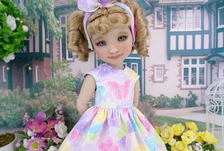 Darling Butterfly - dress with boots for Ruby Red Fashion Friends doll