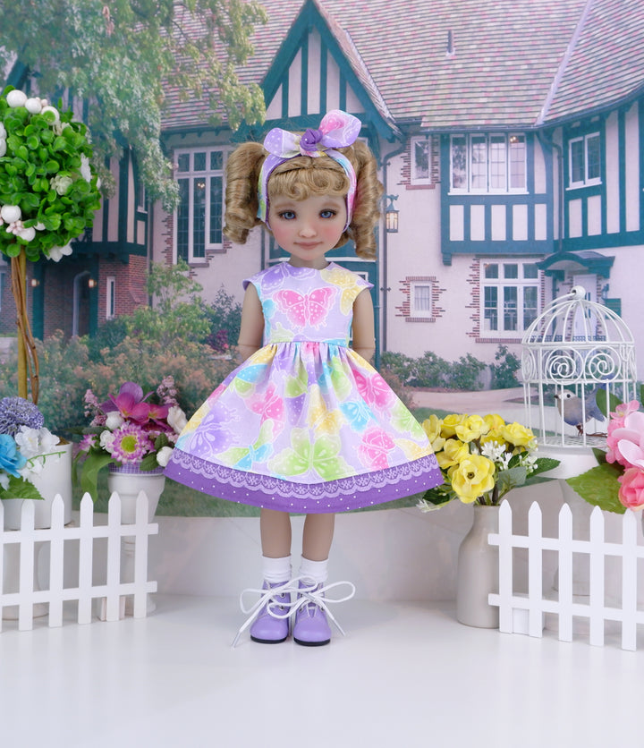 Darling Butterfly - dress with boots for Ruby Red Fashion Friends doll