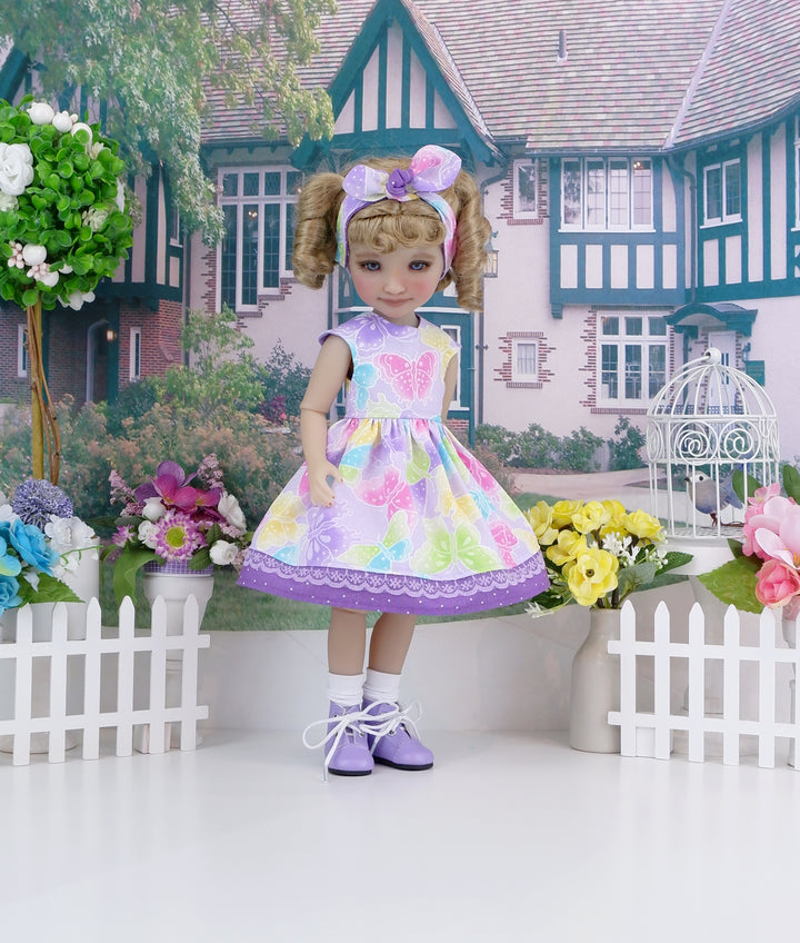 Darling Butterfly - dress with boots for Ruby Red Fashion Friends doll