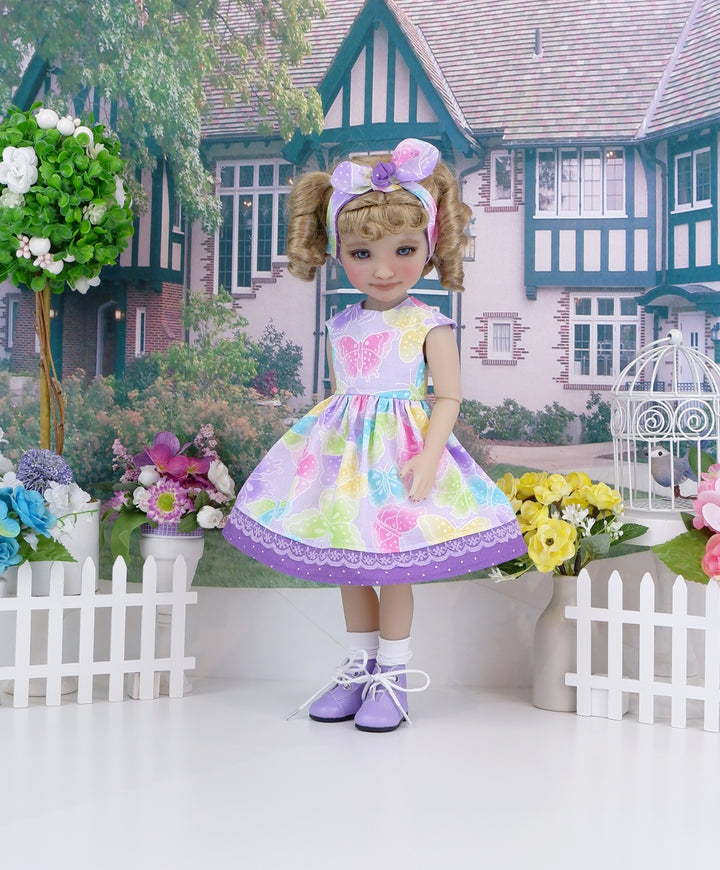 Darling Butterfly - dress with boots for Ruby Red Fashion Friends doll
