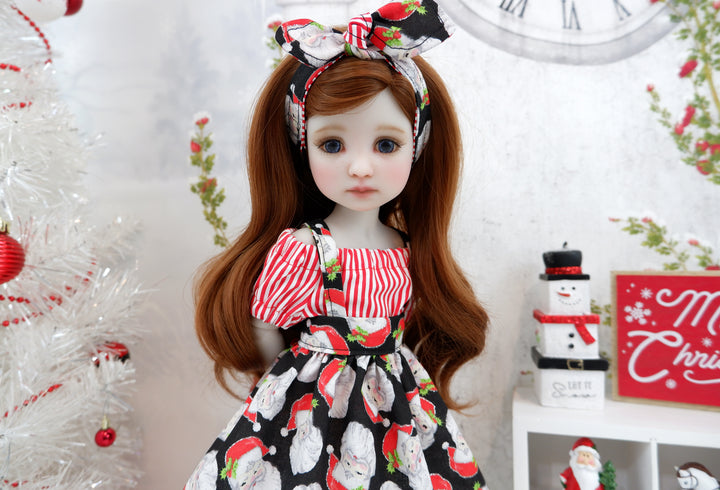 Dear Santa - blouse &amp; jumper with saddle shoes for Ruby Red Fashion Friends doll