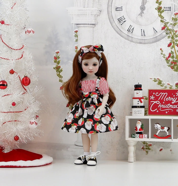 Dear Santa - blouse &amp; jumper with saddle shoes for Ruby Red Fashion Friends doll