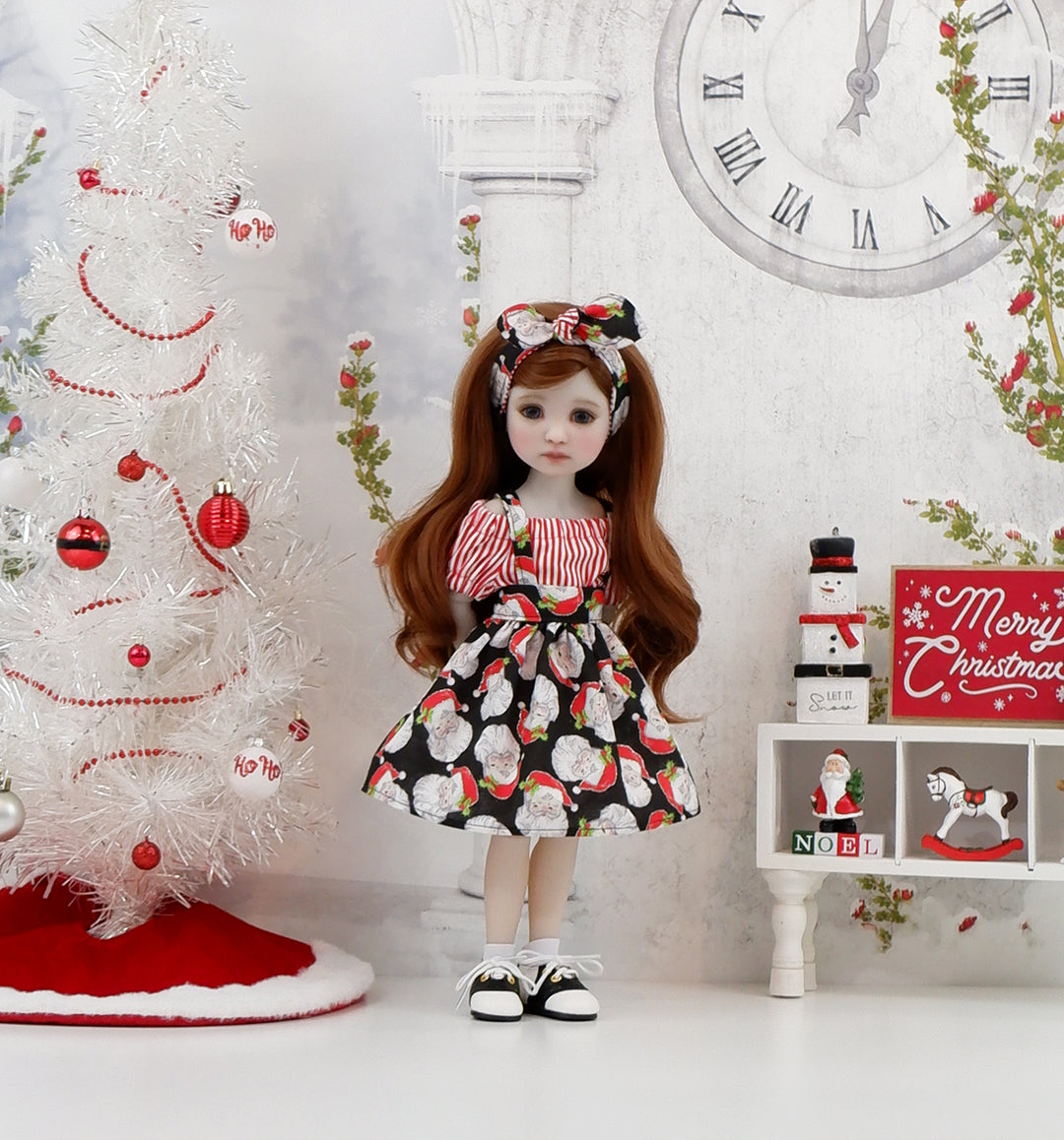 Dear Santa - blouse &amp; jumper with saddle shoes for Ruby Red Fashion Friends doll