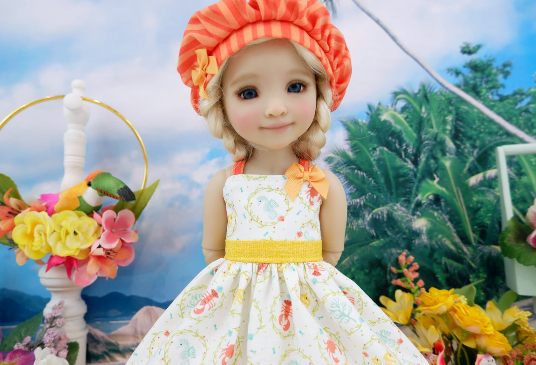 Deep Sea Friends - dress with shoes for Ruby Red Fashion Friends doll