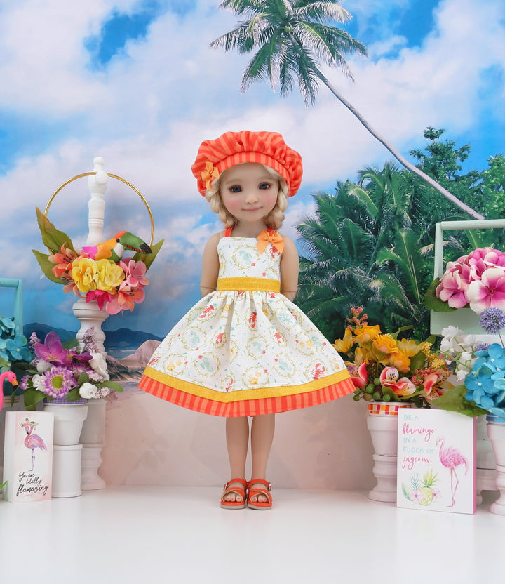Deep Sea Friends - dress with shoes for Ruby Red Fashion Friends doll