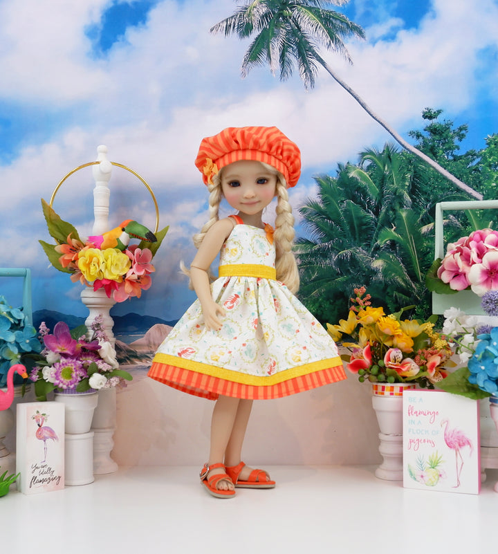 Deep Sea Friends - dress with shoes for Ruby Red Fashion Friends doll