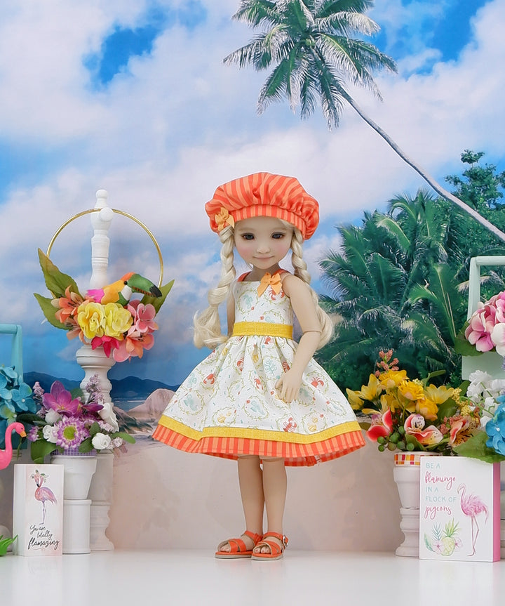 Deep Sea Friends - dress with shoes for Ruby Red Fashion Friends doll