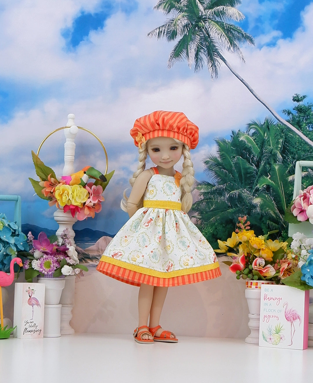 Deep Sea Friends - dress with shoes for Ruby Red Fashion Friends doll