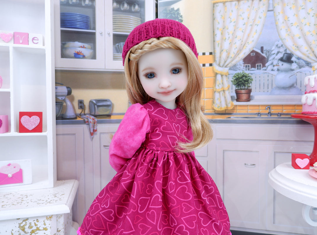 Devoted to You - dress ensemble with boots for Ruby Red Fashion Friends doll
