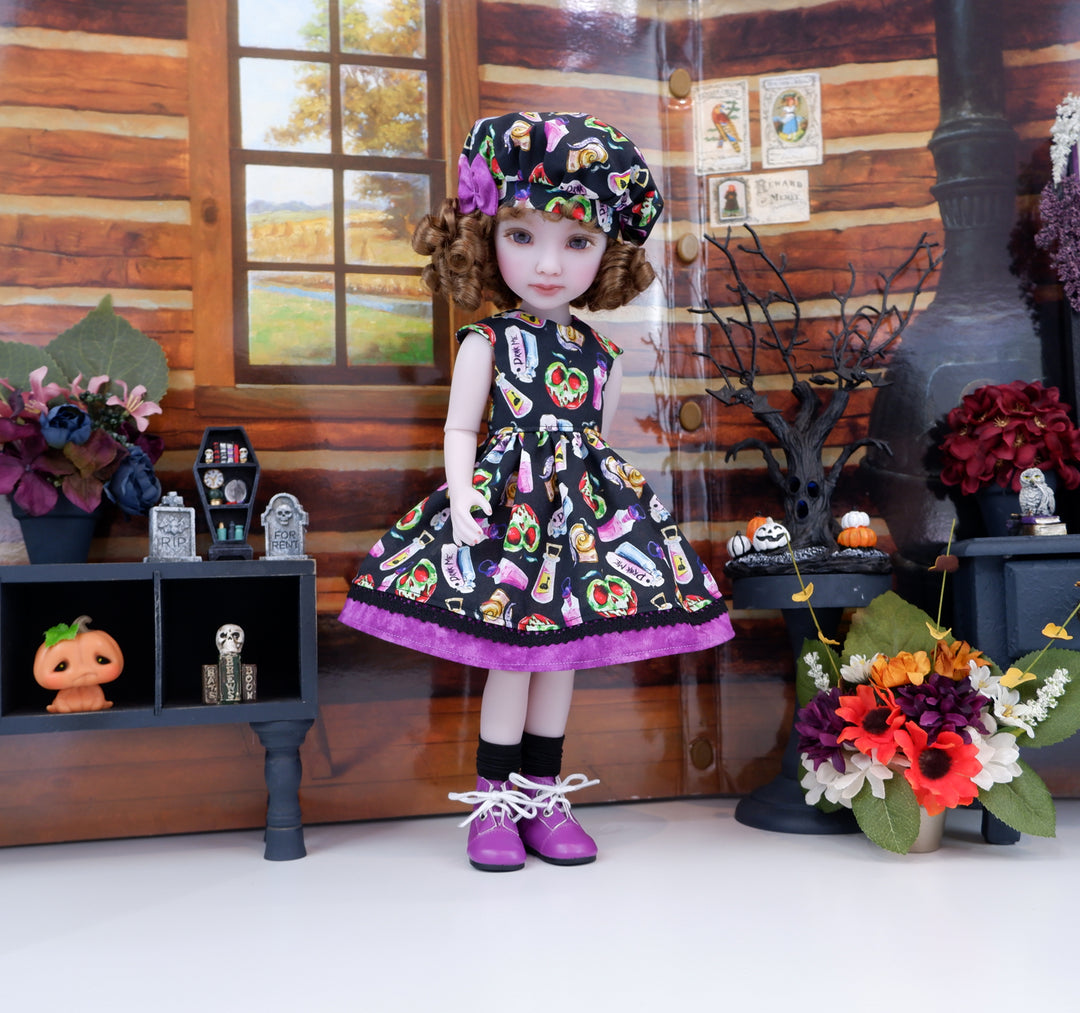 Disney Poisons - dress with boots for Ruby Red Fashion Friends doll