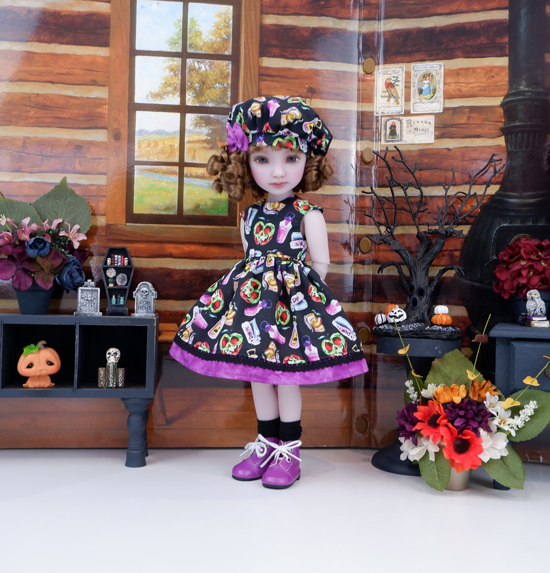 Disney Poisons - dress with boots for Ruby Red Fashion Friends doll