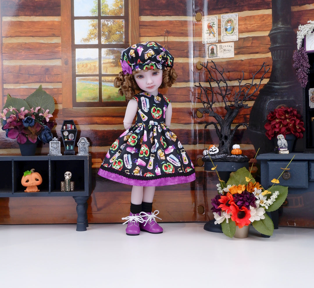 Disney Poisons - dress with boots for Ruby Red Fashion Friends doll