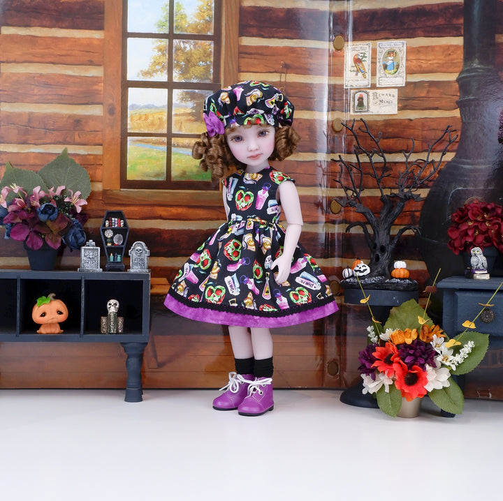 Disney Poisons - dress with boots for Ruby Red Fashion Friends doll