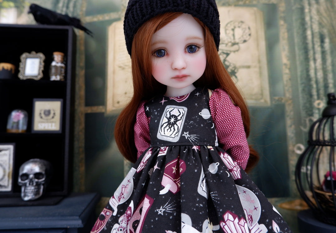 Divinations - dress ensemble with boots for Ruby Red Fashion Friends doll