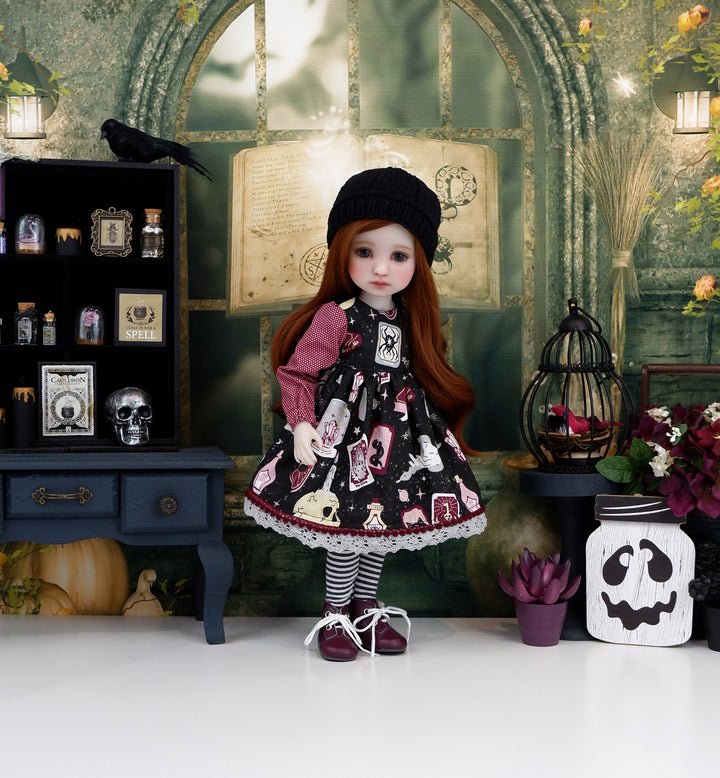 Divinations - dress ensemble with boots for Ruby Red Fashion Friends doll