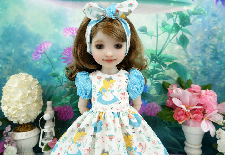 Dolly Alice - dress and boots for Ruby Red Fashion Friends doll