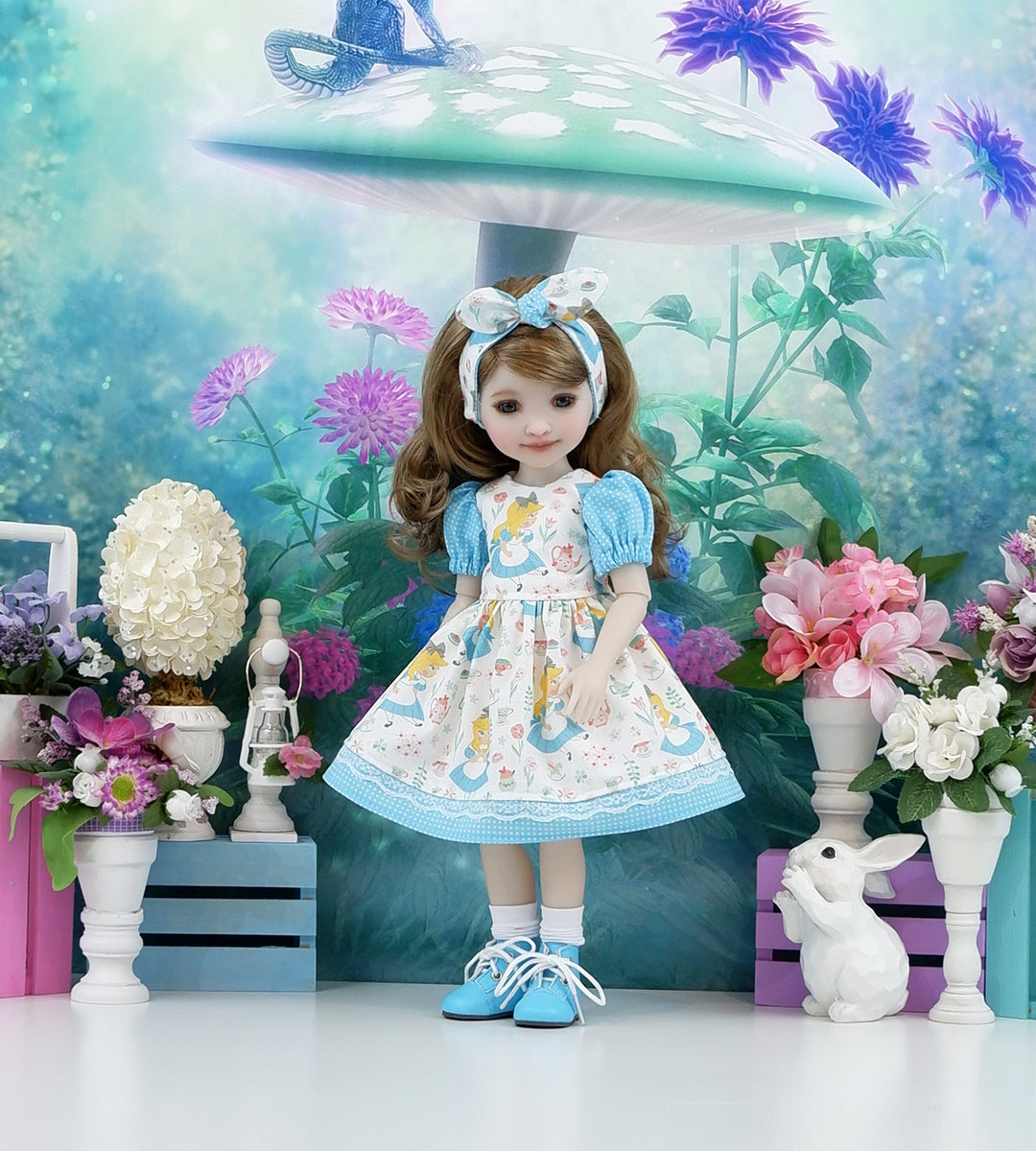 Dolly Alice - dress and boots for Ruby Red Fashion Friends doll