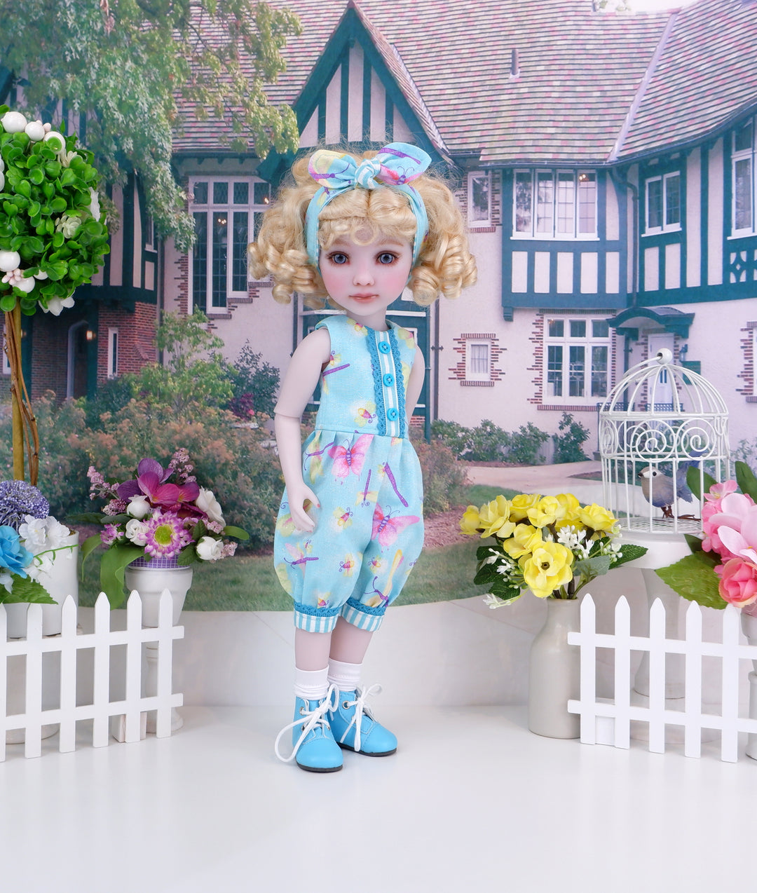 Dragonfly Cutie - romper with boots for Ruby Red Fashion Friends doll