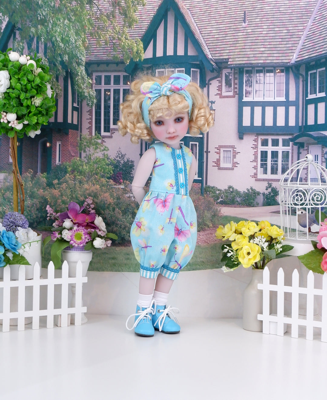 Dragonfly Cutie - romper with boots for Ruby Red Fashion Friends doll