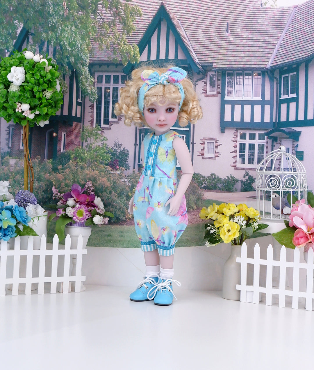 Dragonfly Cutie - romper with boots for Ruby Red Fashion Friends doll