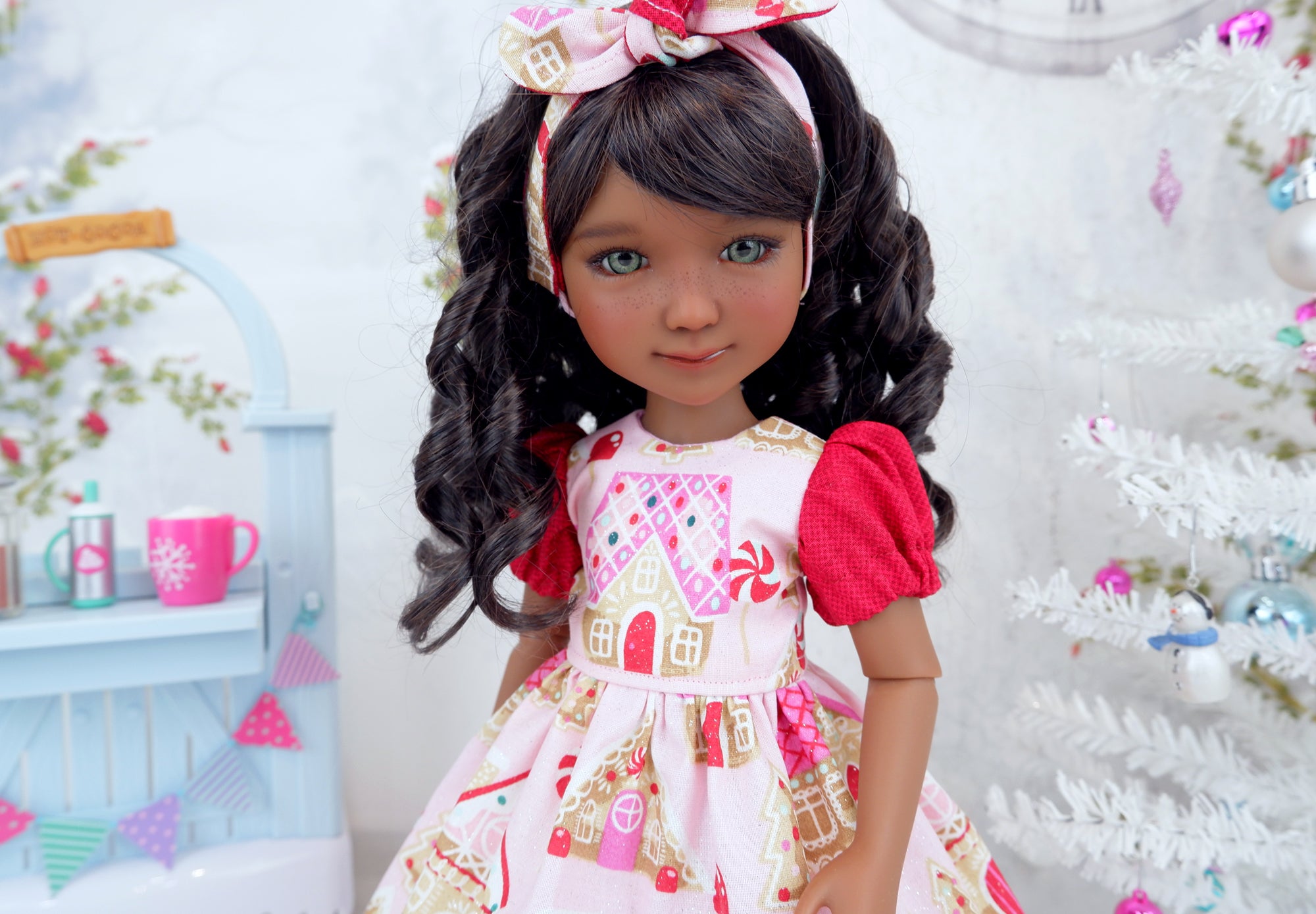 Dream Gingerbread House - dress and boots for Ruby Red Fashion