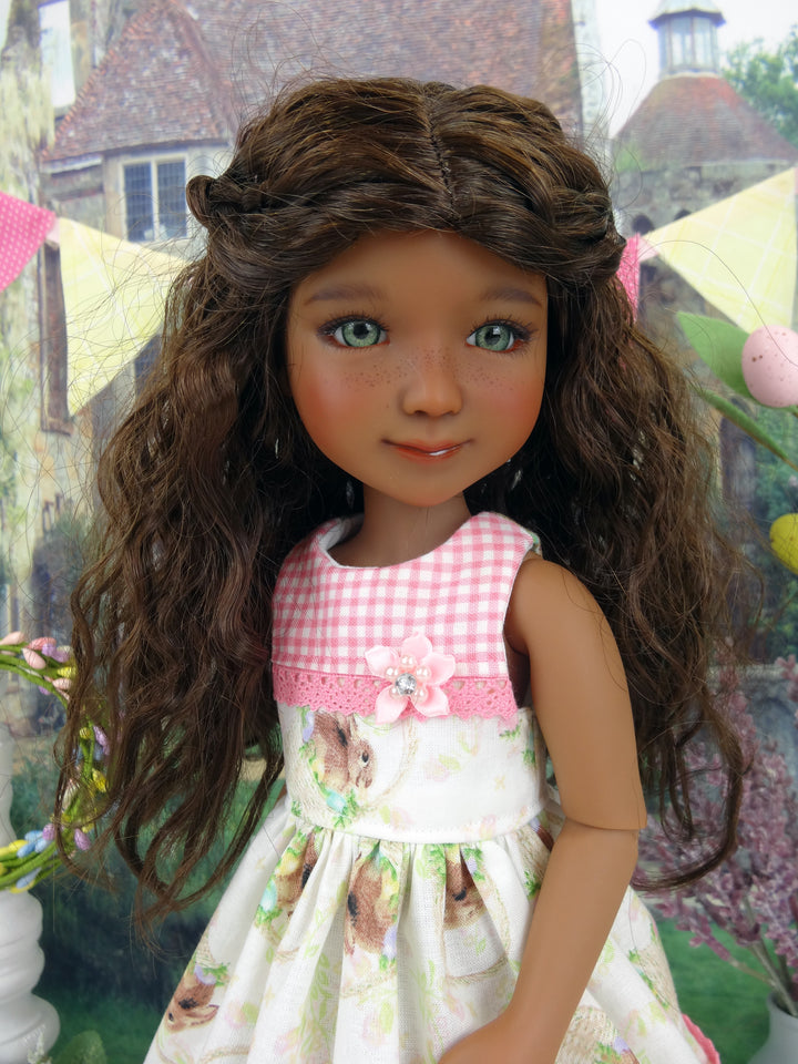 Easter Basket Too - dress with shoes for Ruby Red Fashion Friends doll