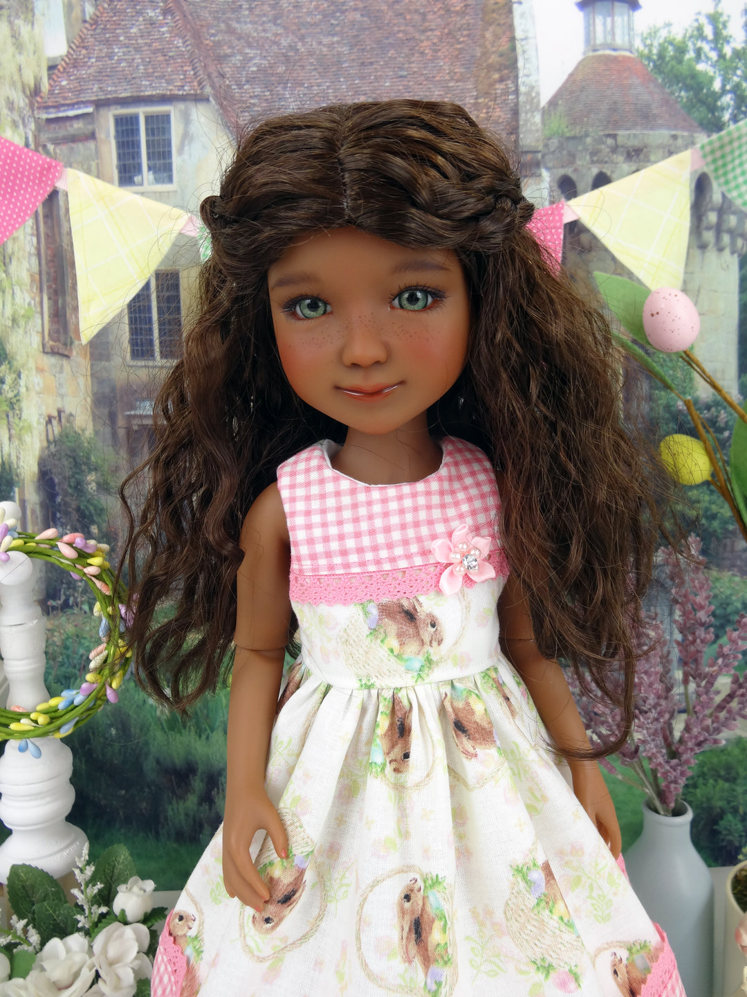 Easter Basket Too - dress with shoes for Ruby Red Fashion Friends doll