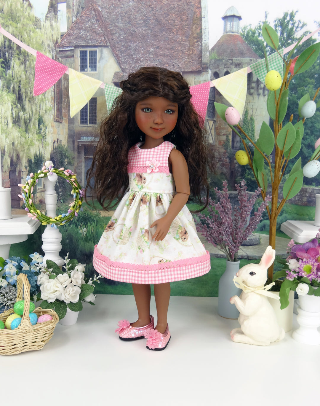 Easter Basket Too - dress with shoes for Ruby Red Fashion Friends doll