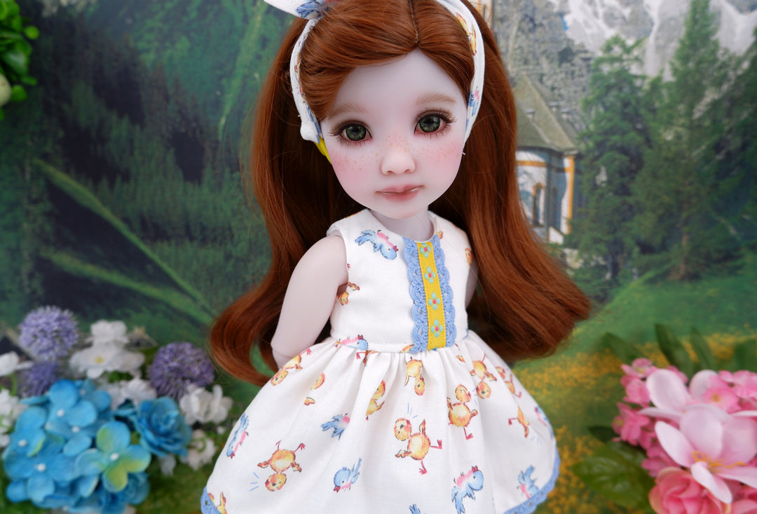 Easter Birds - top & bloomers with sandals for Ruby Red Fashion Friends doll