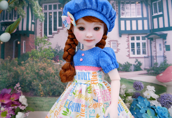 Easter Celebration - dress and saddle shoes for Ruby Red Fashion Friends doll