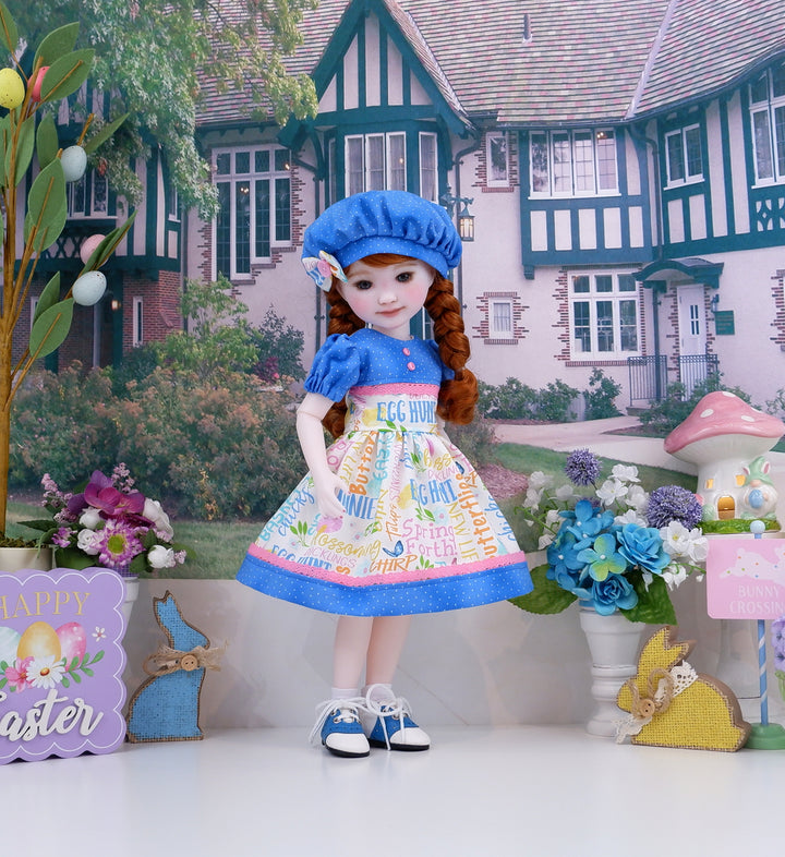 Easter Celebration - dress and saddle shoes for Ruby Red Fashion Friends doll