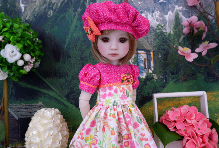 Easter Garden - dress and shoes for Ruby Red Fashion Friends doll