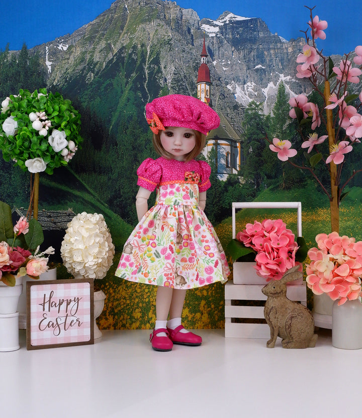 Easter Garden - dress and shoes for Ruby Red Fashion Friends doll