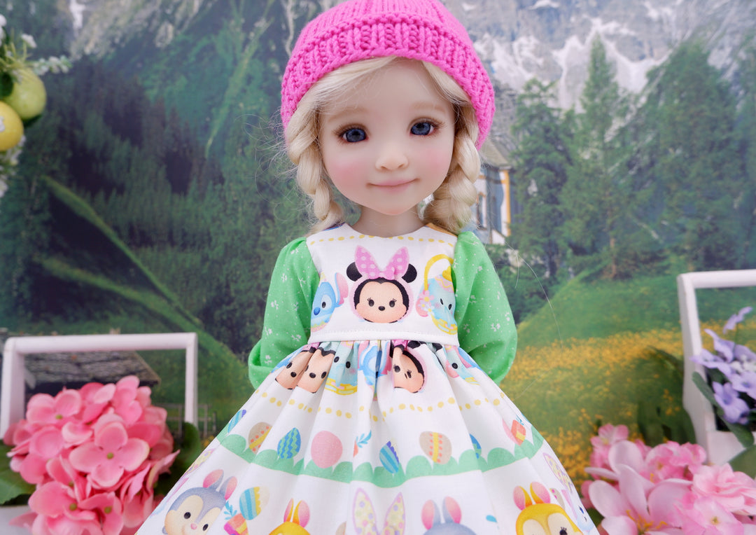 Easter in Disneyland - dress with boots for Ruby Red Fashion Friends doll