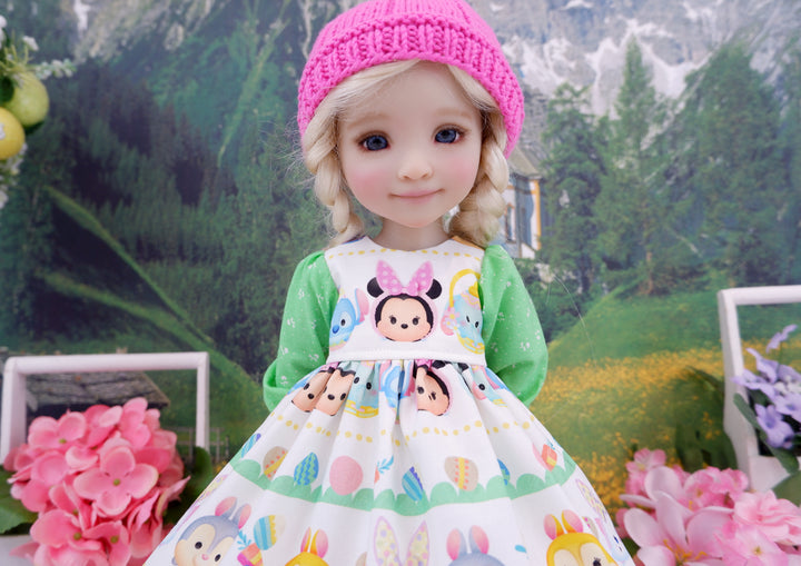 Easter in Disneyland - dress with boots for Ruby Red Fashion Friends doll
