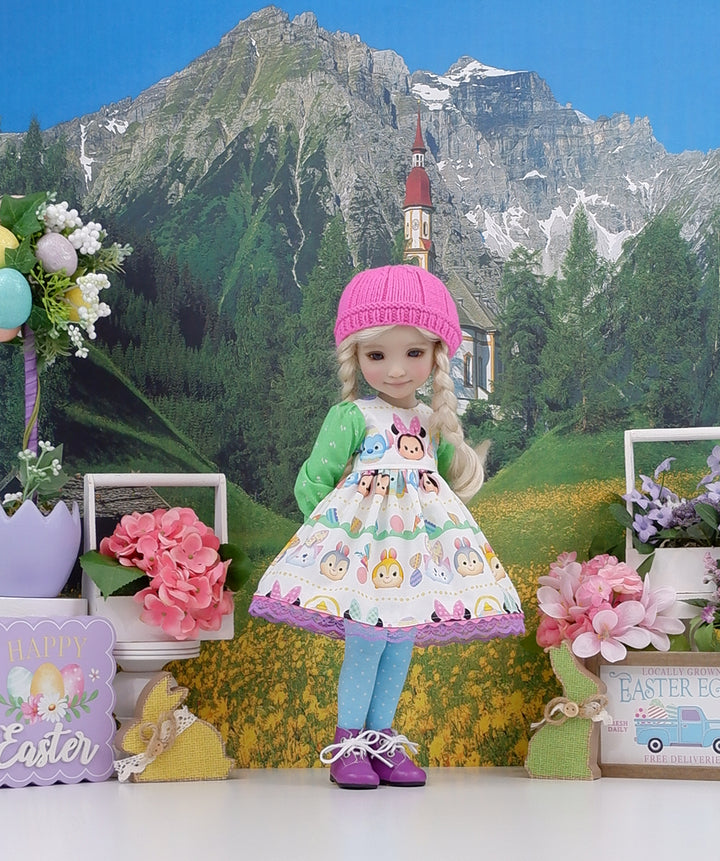 Easter in Disneyland - dress with boots for Ruby Red Fashion Friends doll