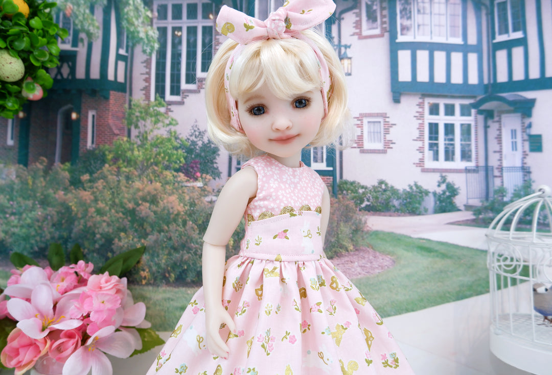 Easter Innocence - dress and sandals for Ruby Red Fashion Friends doll