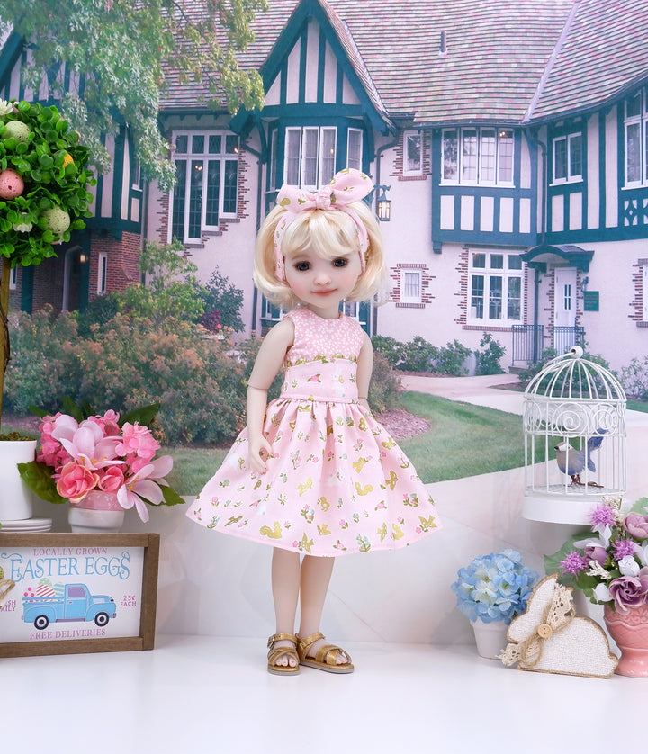 Easter Innocence - dress and sandals for Ruby Red Fashion Friends doll