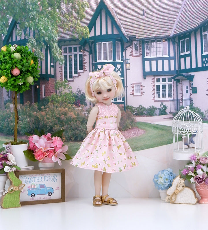Easter Innocence - dress and sandals for Ruby Red Fashion Friends doll