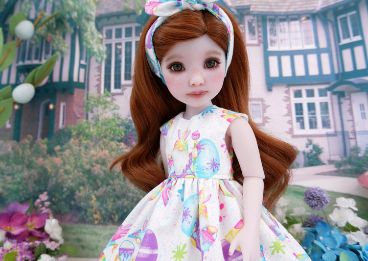 Eggs-travaganza - dress with boots for Ruby Red Fashion Friends doll