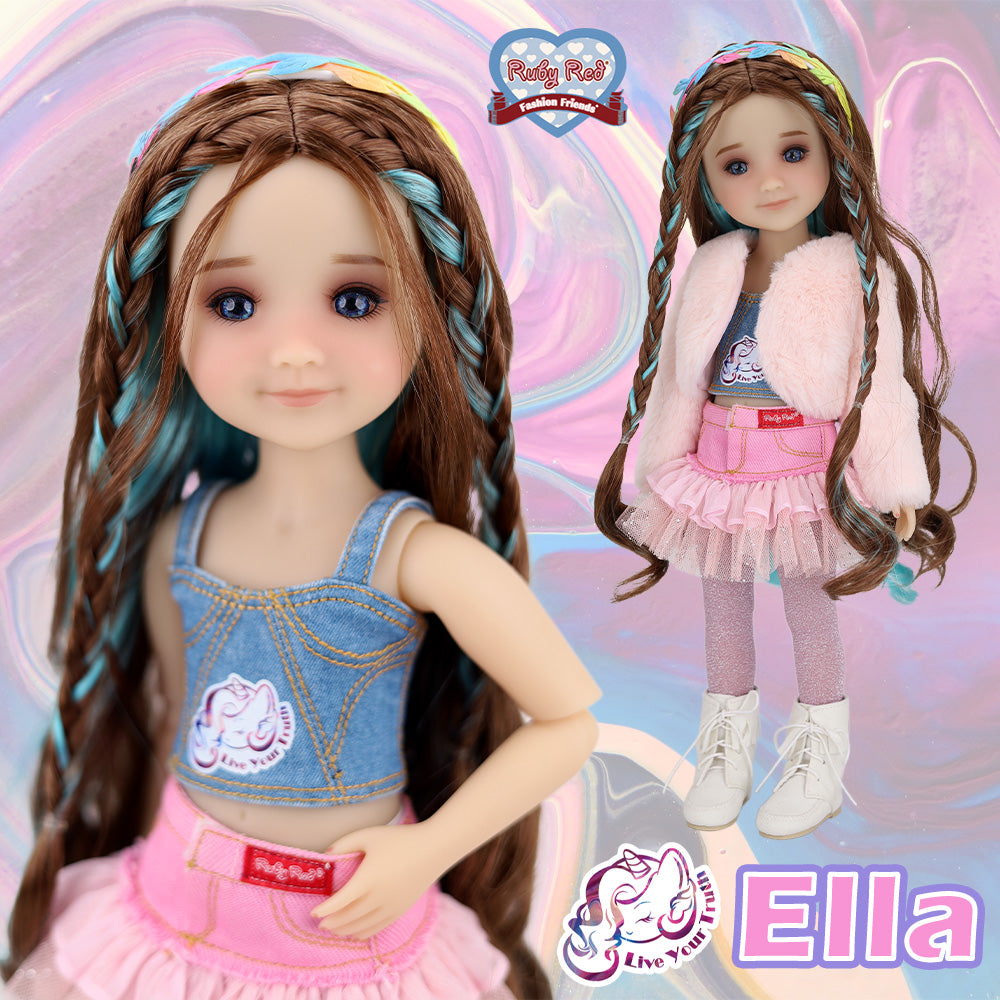 Ruby The Ragdoll Live Your Truth Ella - Ruby Red Fashion Friend doll – Cottontail Doll ...