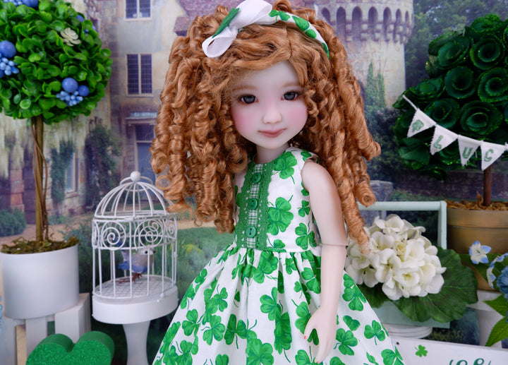 Emerald Clover - dress with shoes for Ruby Red Fashion Friends doll