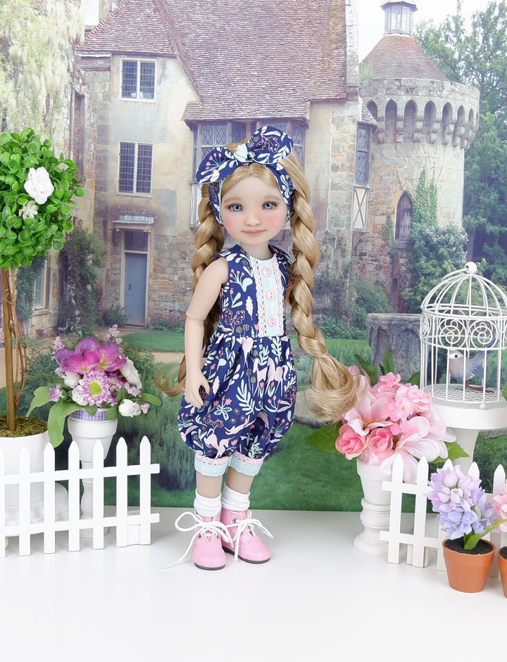 Enchanted Meadow - romper with boots for Ruby Red Fashion Friends doll