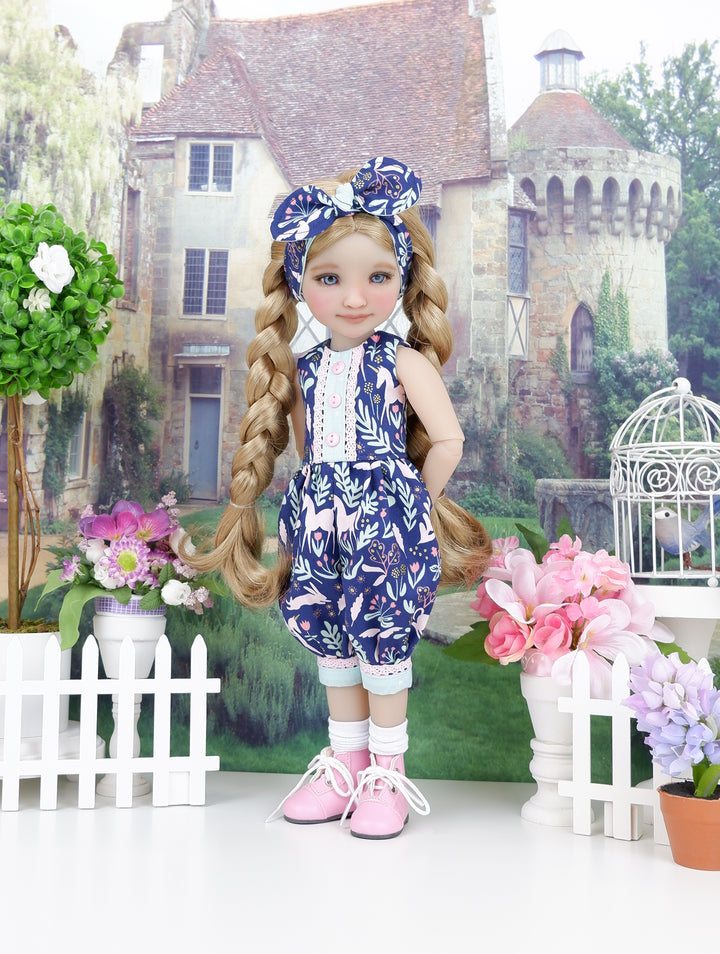 Enchanted Meadow - romper with boots for Ruby Red Fashion Friends doll
