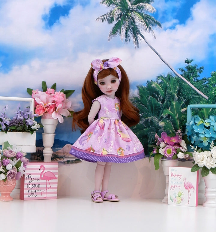 Enchanted Seas - dress with sandals for Ruby Red Fashion Friends doll