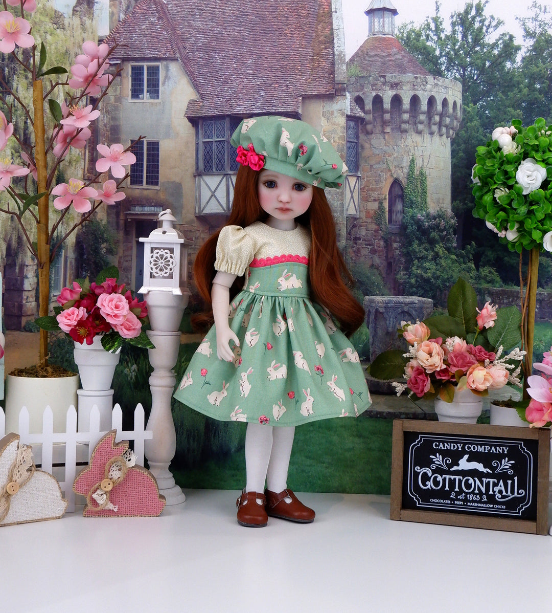 English Easter - dress and shoes for Ruby Red Fashion Friends doll