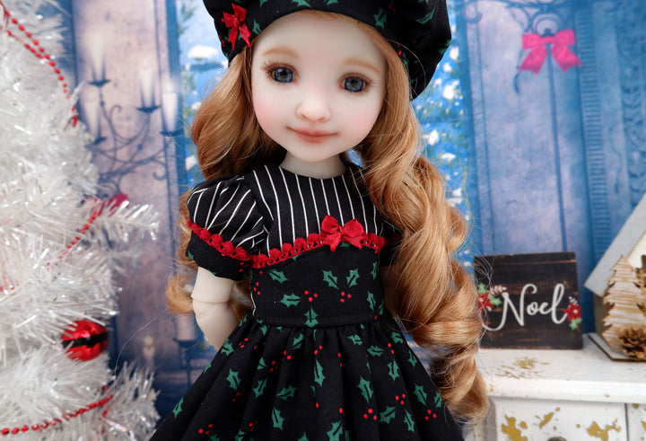 Evening Holly - dress and shoes for Ruby Red Fashion Friends doll