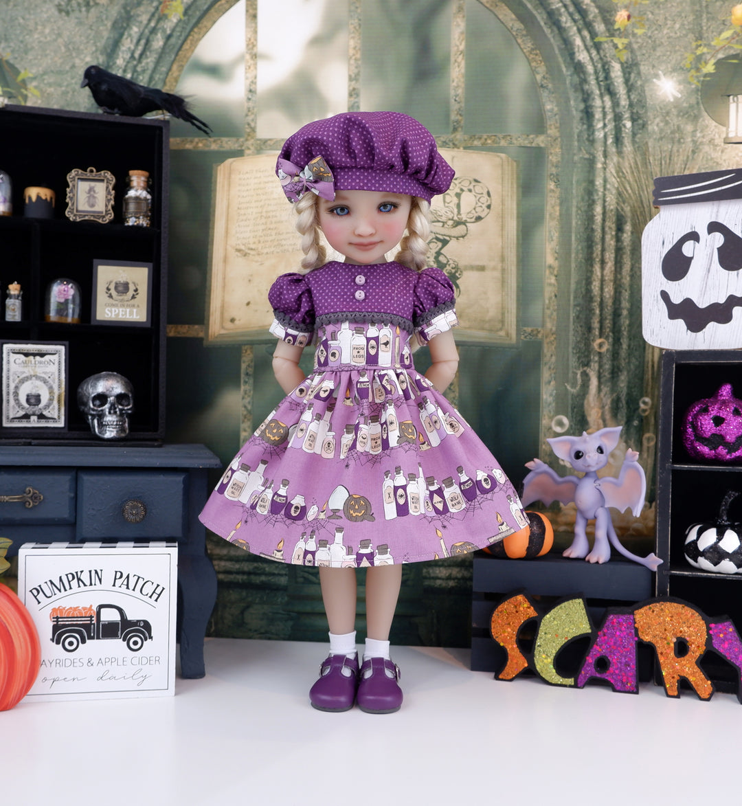 Eye of Newt - dress with shoes for Ruby Red Fashion Friends doll