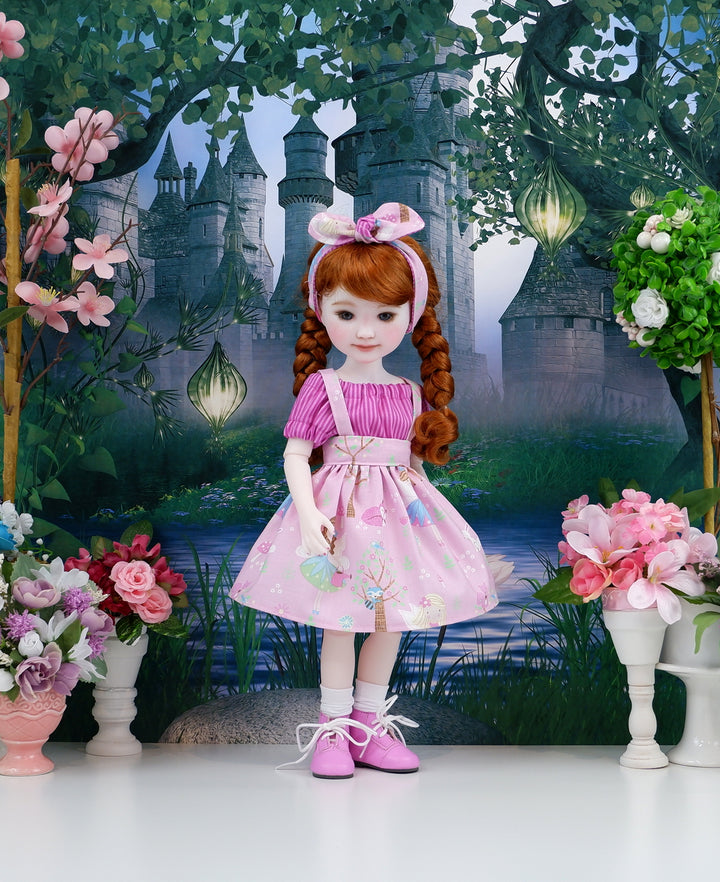 Fairy Forest - blouse & jumper with boots for Ruby Red Fashion Friends doll